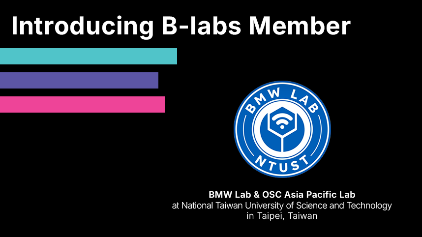 Introducing B-labs members: NTUST from Taipei, Taiwan